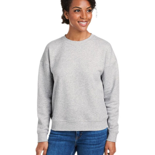 Women's Garment-Dyed Crewneck Sweatshirt Thumbnail
