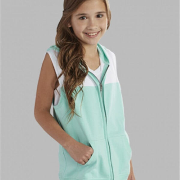 Youth Sleeveless Hooded Sweatshirt Thumbnail