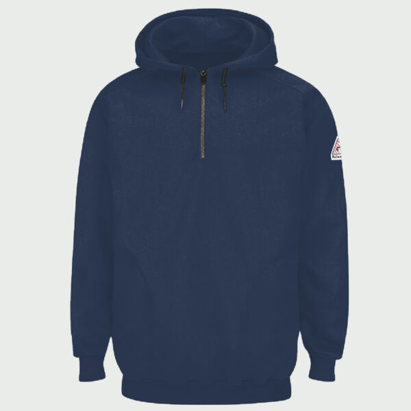 Men's Flame Resistant Quarter-Zip Hooded Sweatshirt Thumbnail