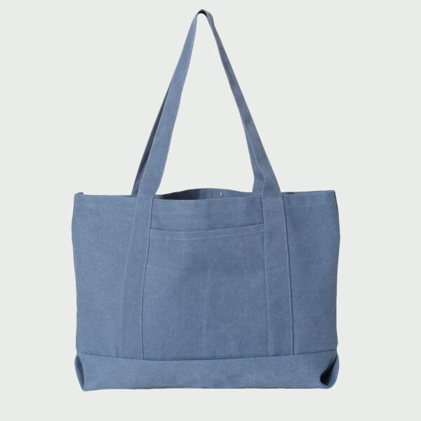 Seaside Cotton Pigment Dyed Resort Tote Thumbnail