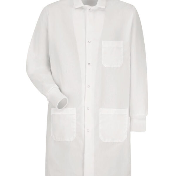 Unisex Poplin Specialized Cuffed Lab Coat Thumbnail